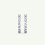 0.54 TCW Round March-Aquamarine Birthstone Stud Earrings 9