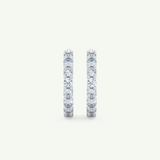 0.54 TCW Round March-Aquamarine Birthstone Stud Earrings 9