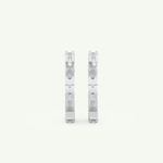 0.54 TCW Round March-Aquamarine Birthstone Stud Earrings 10