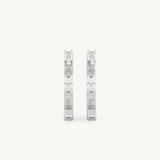 0.54 TCW Round March-Aquamarine Birthstone Stud Earrings 10