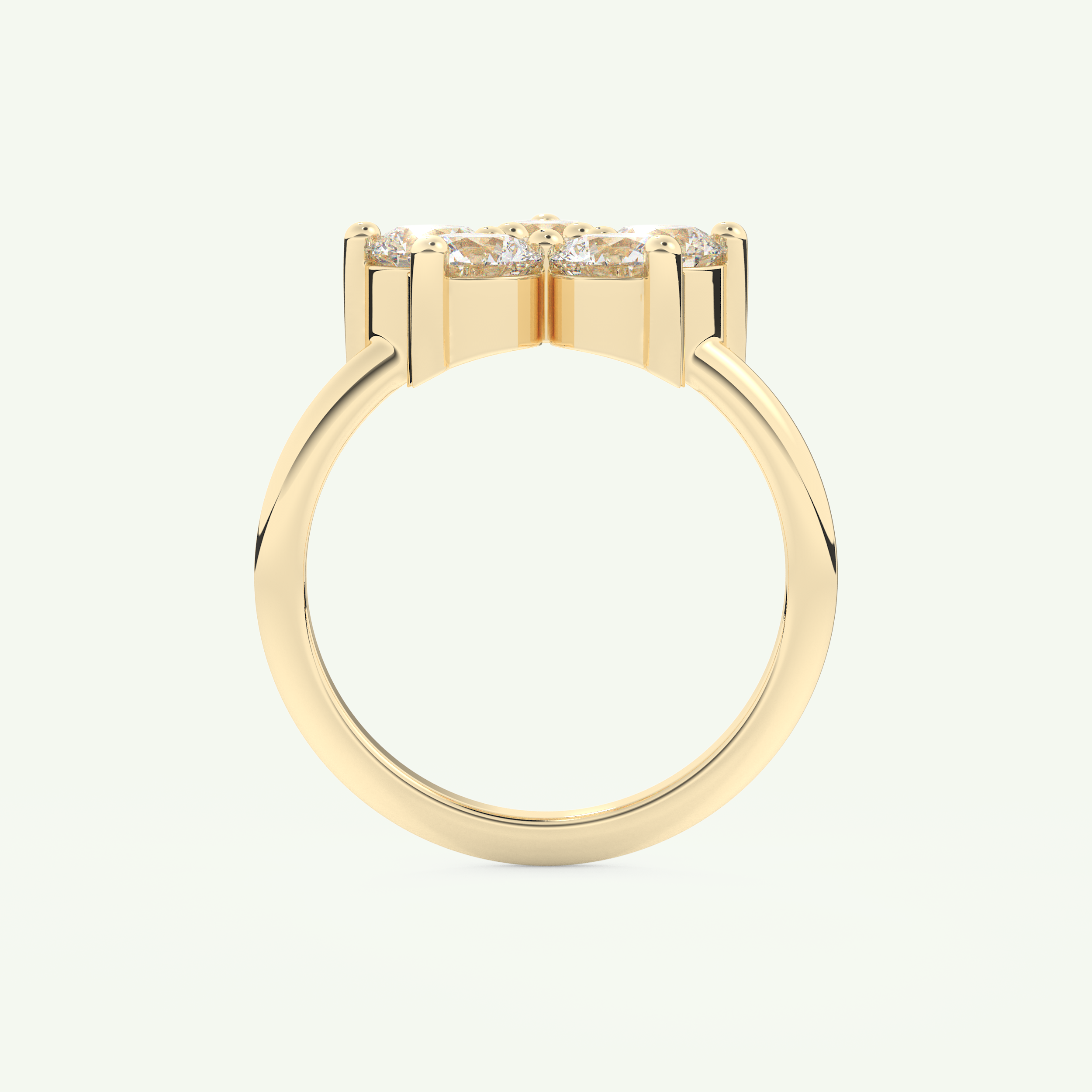 1.82 TCW Round Cut April-Diamond Birthstone Engagement Ring 5