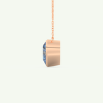 1.81 CT Heart March-Aquamarine Solitaire Birthstone Necklace 8