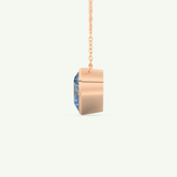 1.81 CT Heart March-Aquamarine Solitaire Birthstone Necklace 8