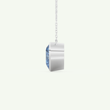 1.81 CT Heart March-Aquamarine Solitaire Birthstone Necklace 13