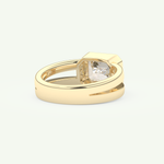2.56 CT Emerald Cut April-Diamond Solitaire Birthstone Engagement Ring 3