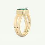 2.56 CT Emerald Cut May-Emerald Solitaire Birthstone Engagement Ring 4