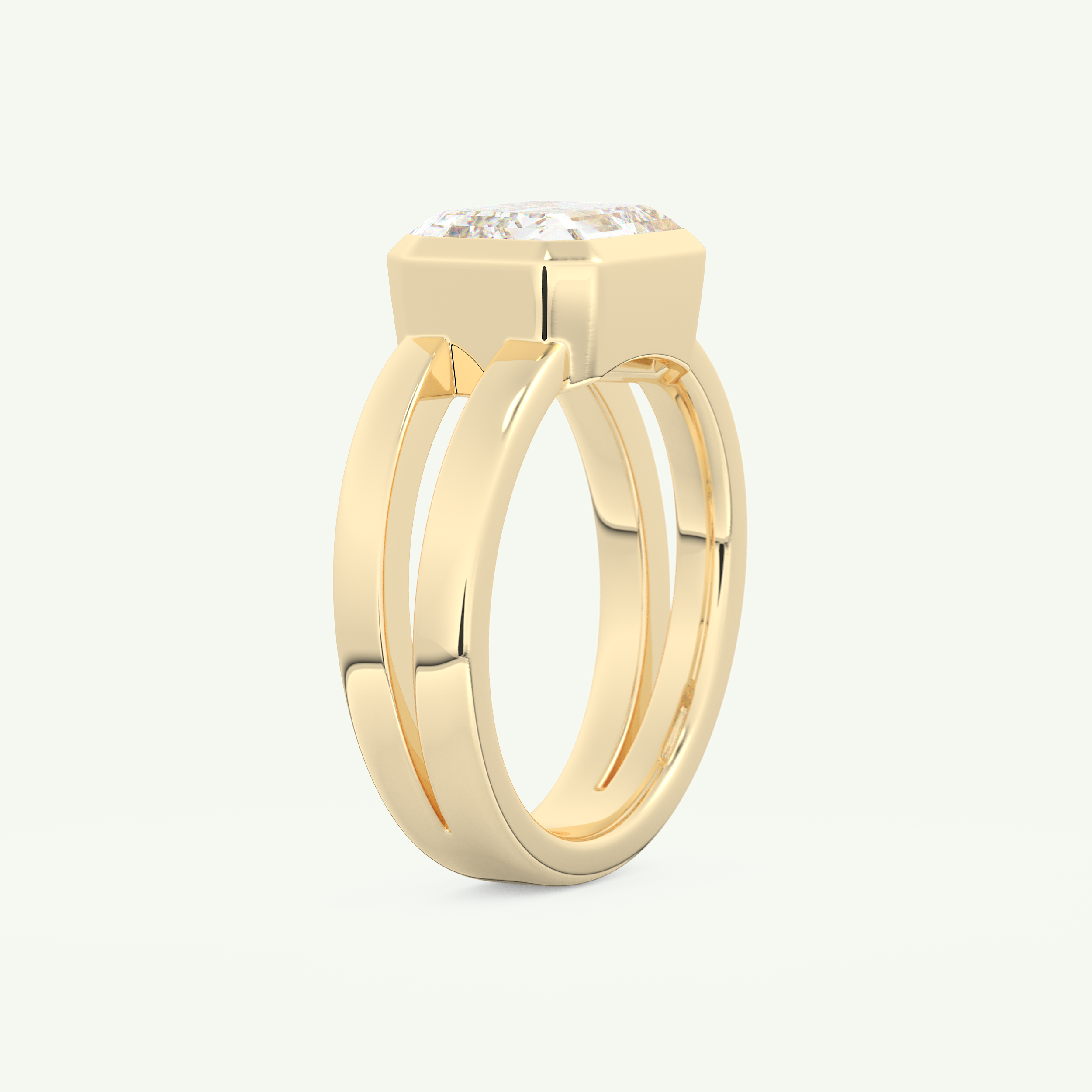 2.56 CT Emerald Cut April-Diamond Solitaire Birthstone Engagement Ring 4
