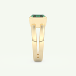 2.56 CT Emerald Cut May-Emerald Solitaire Birthstone Engagement Ring 6