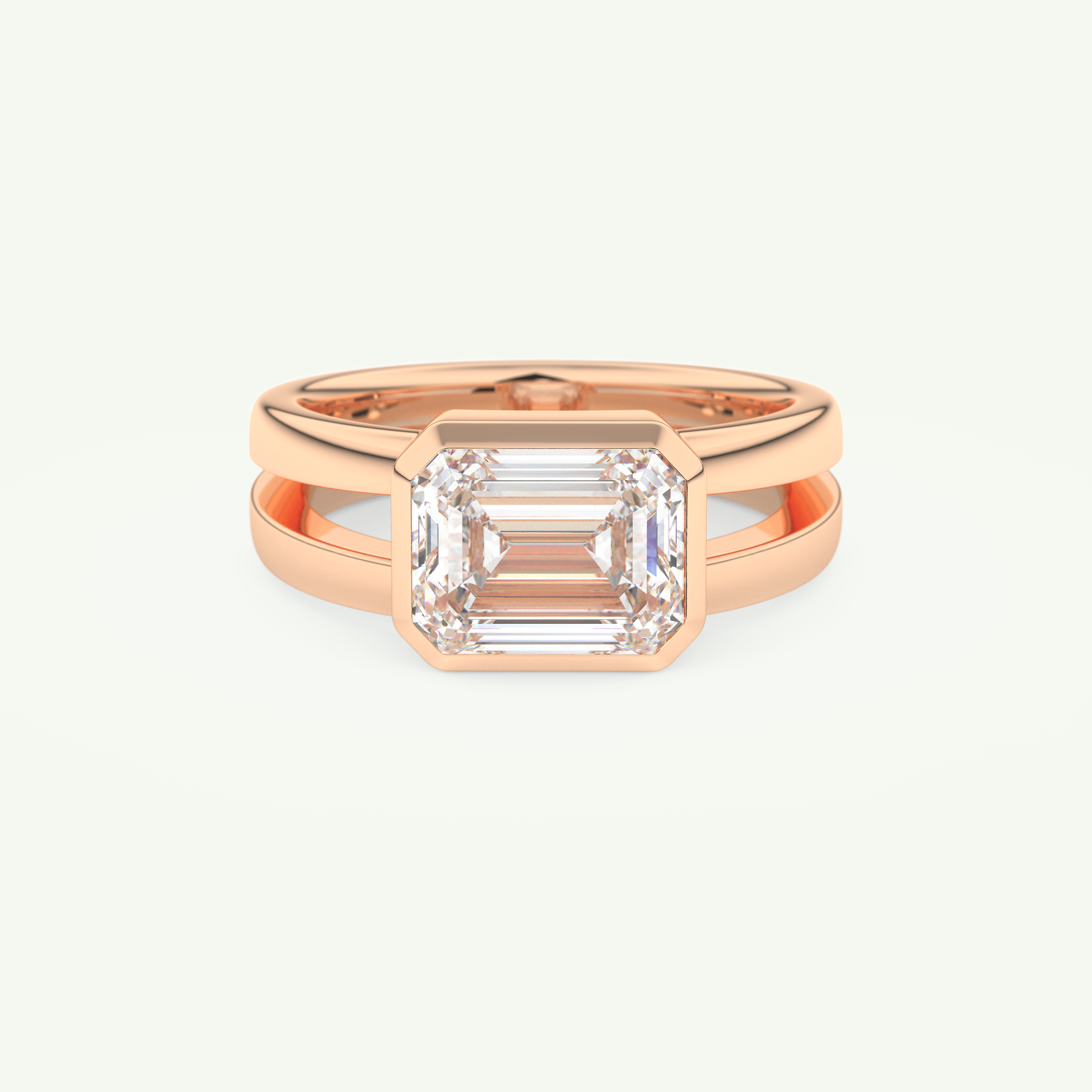 2.56 CT Emerald Cut April-Diamond Solitaire Birthstone Engagement Ring 7