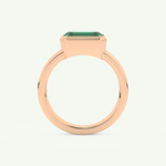 2.56 CT Emerald Cut May-Emerald Solitaire Birthstone Engagement Ring 11