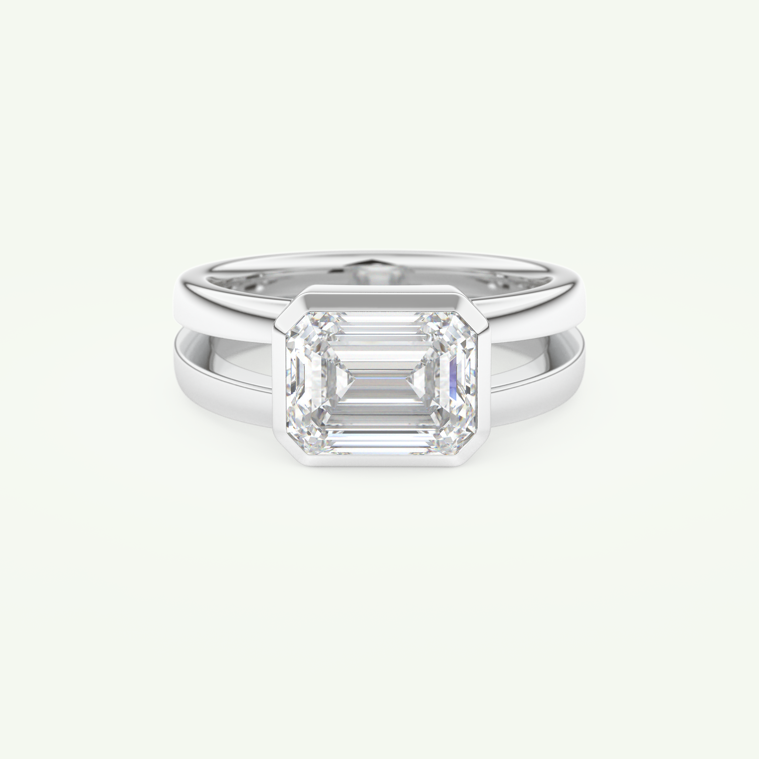 2.56 CT Emerald Cut April-Diamond Solitaire Birthstone Engagement Ring 13