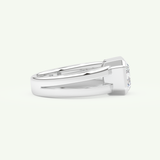 2.56 CT Emerald Cut April-Diamond Solitaire Birthstone Engagement Ring 14