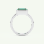 2.56 CT Emerald Cut May-Emerald Solitaire Birthstone Engagement Ring 17