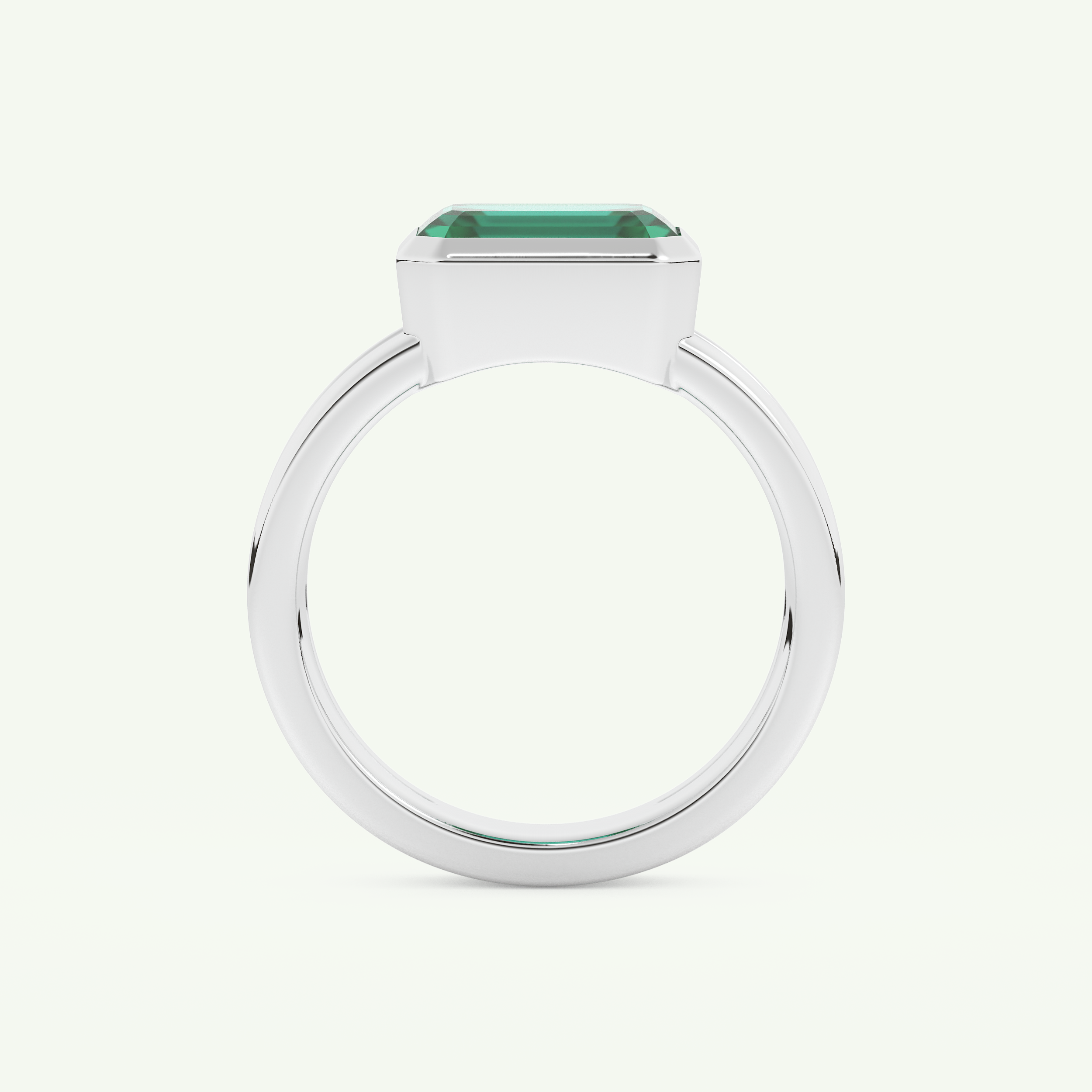 2.56 CT Emerald Cut May-Emerald Solitaire Birthstone Engagement Ring 17