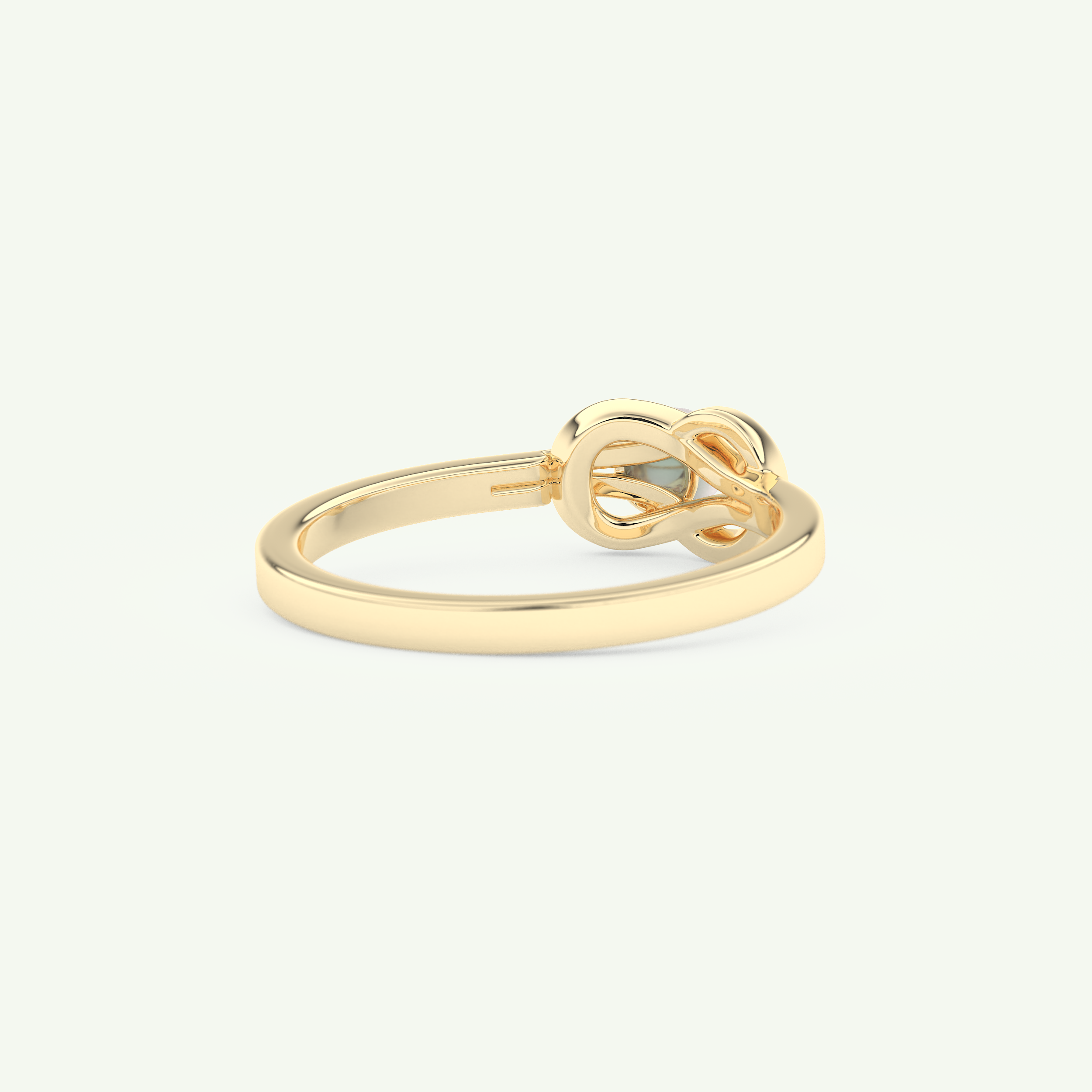 June-Pearl Solitaire Birthstone Engagement Ring 3