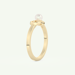 June-Pearl Solitaire Birthstone Engagement Ring 4