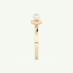 June-Pearl Solitaire Birthstone Engagement Ring 6