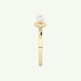 June-Pearl Solitaire Birthstone Engagement Ring 6