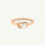 June-Pearl Solitaire Birthstone Engagement Ring 7