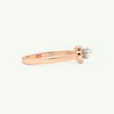 June-Pearl Solitaire Birthstone Engagement Ring 8