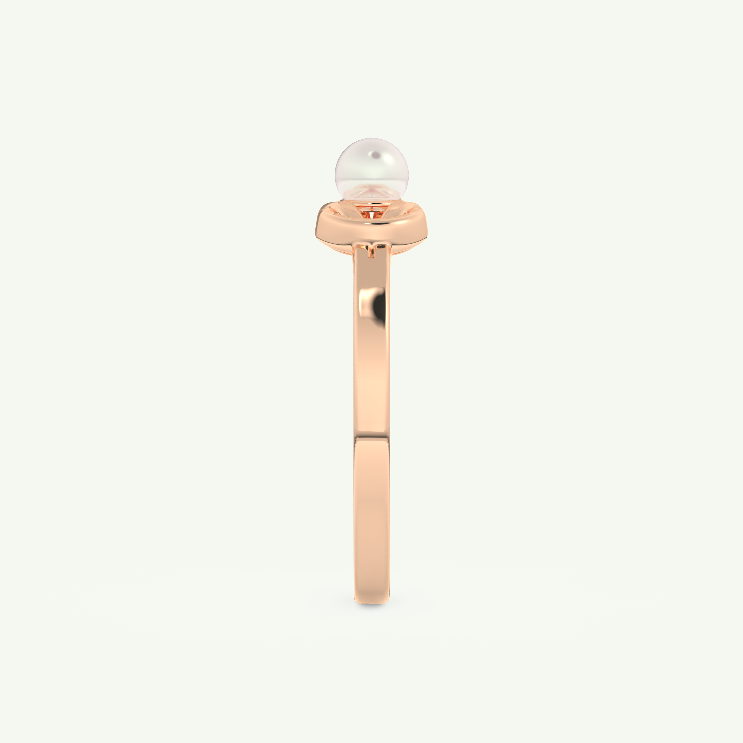 June-Pearl Solitaire Birthstone Engagement Ring 12