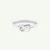 June-Pearl Solitaire Birthstone Engagement Ring 13