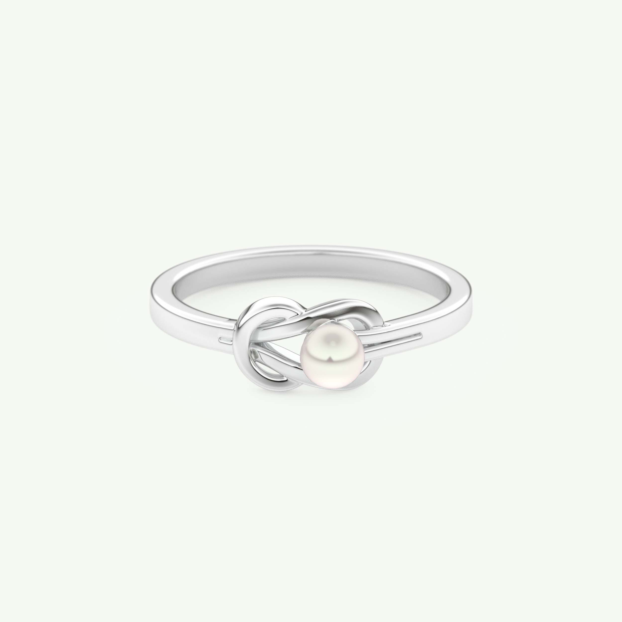 June-Pearl Solitaire Birthstone Engagement Ring 13