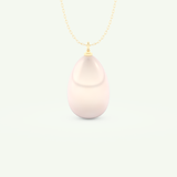 June-Pearl Solitaire Birthstone Necklace 1