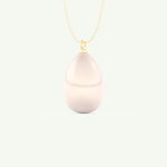 June-Pearl Solitaire Birthstone Necklace 2