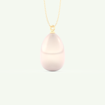 June-Pearl Solitaire Birthstone Necklace 4