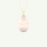 June-Pearl Solitaire Birthstone Necklace 4