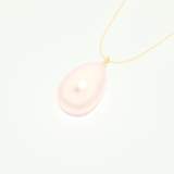 June-Pearl Solitaire Birthstone Necklace 5