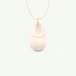 June-Pearl Solitaire Birthstone Necklace 6