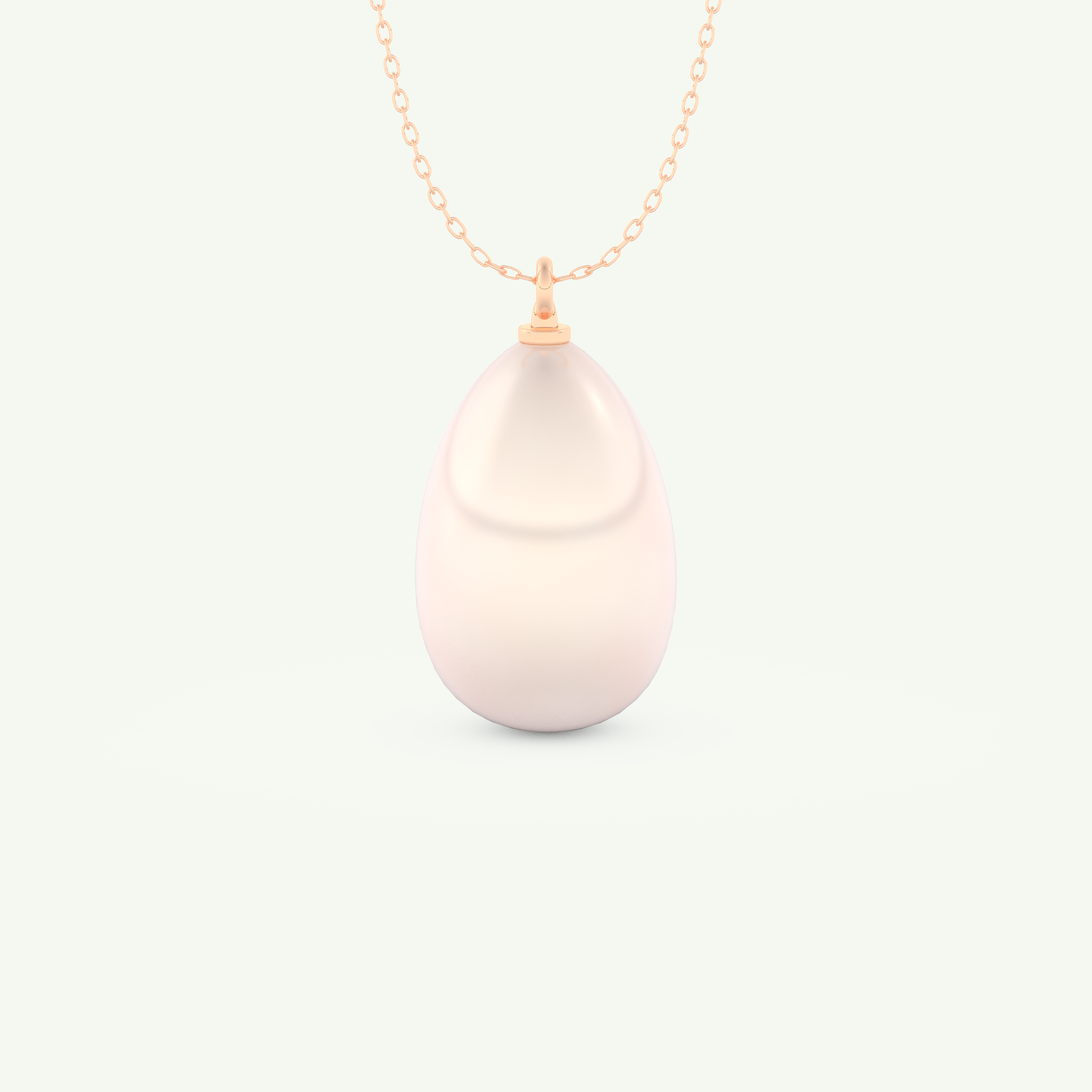 June-Pearl Solitaire Birthstone Necklace 6