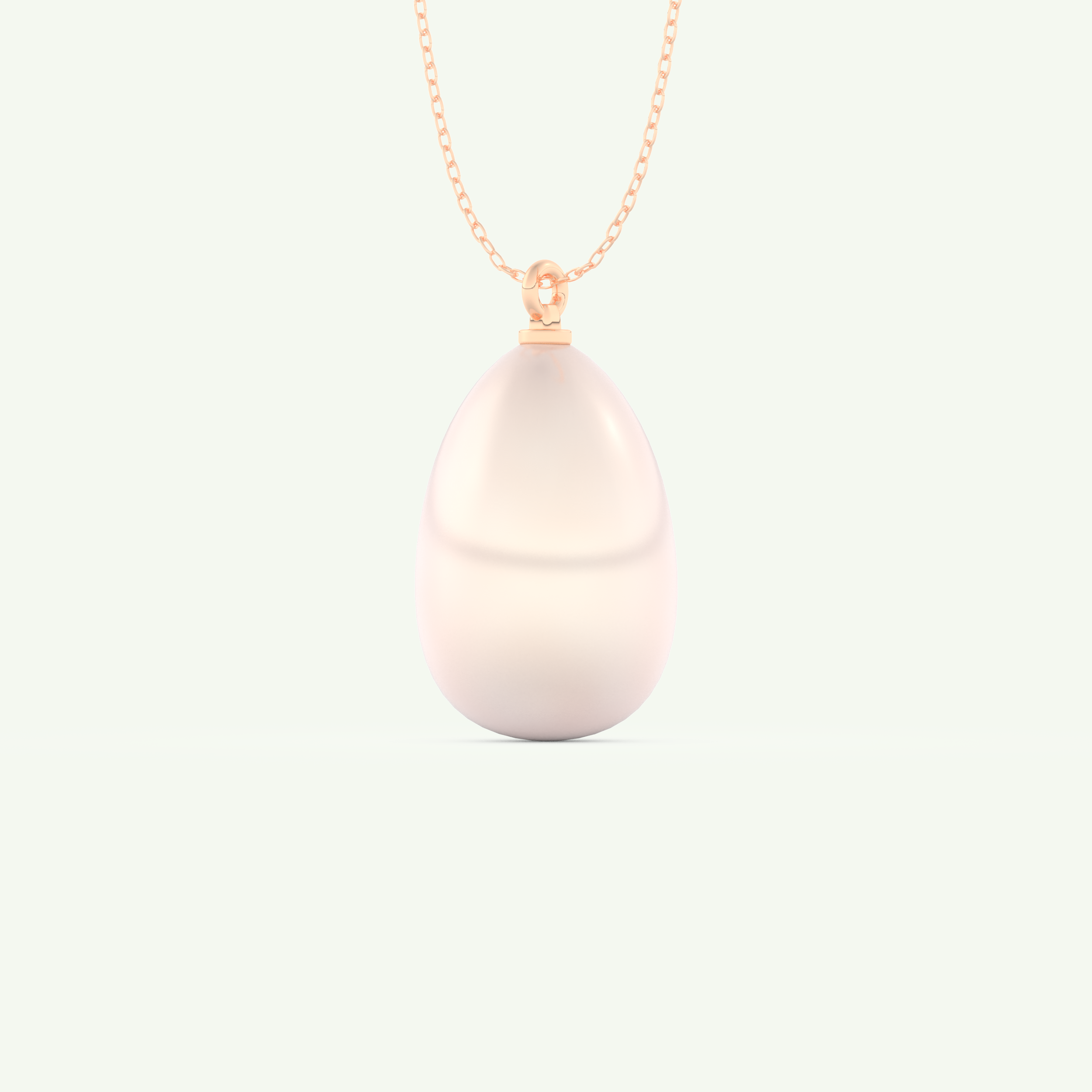 June-Pearl Solitaire Birthstone Necklace 7