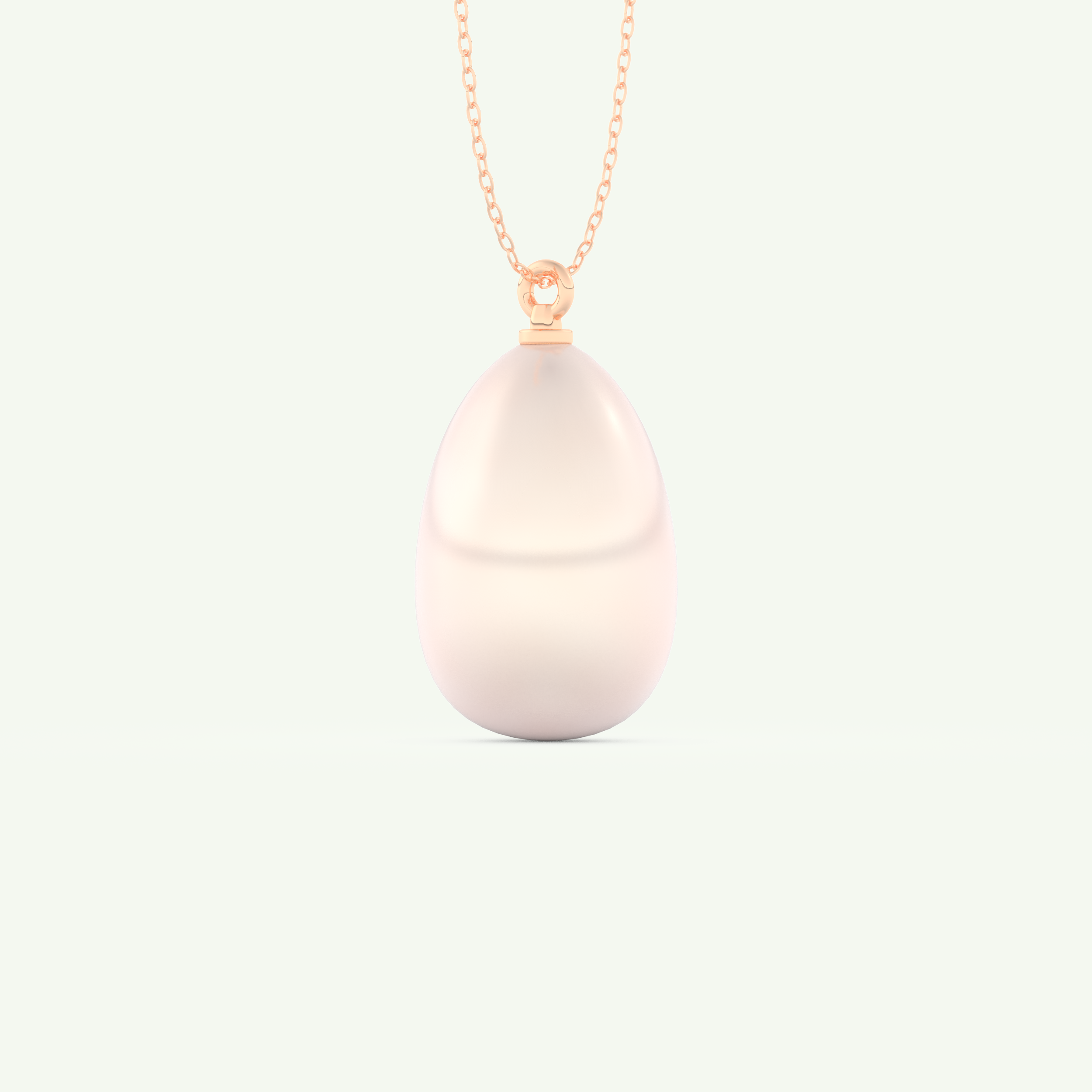June-Pearl Solitaire Birthstone Necklace 9