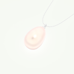 June-Pearl Solitaire Birthstone Necklace 15