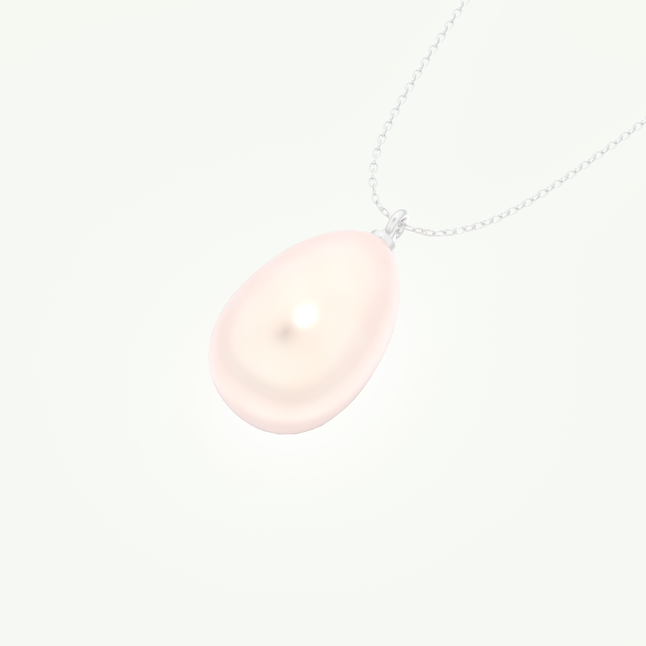 June-Pearl Solitaire Birthstone Necklace 15