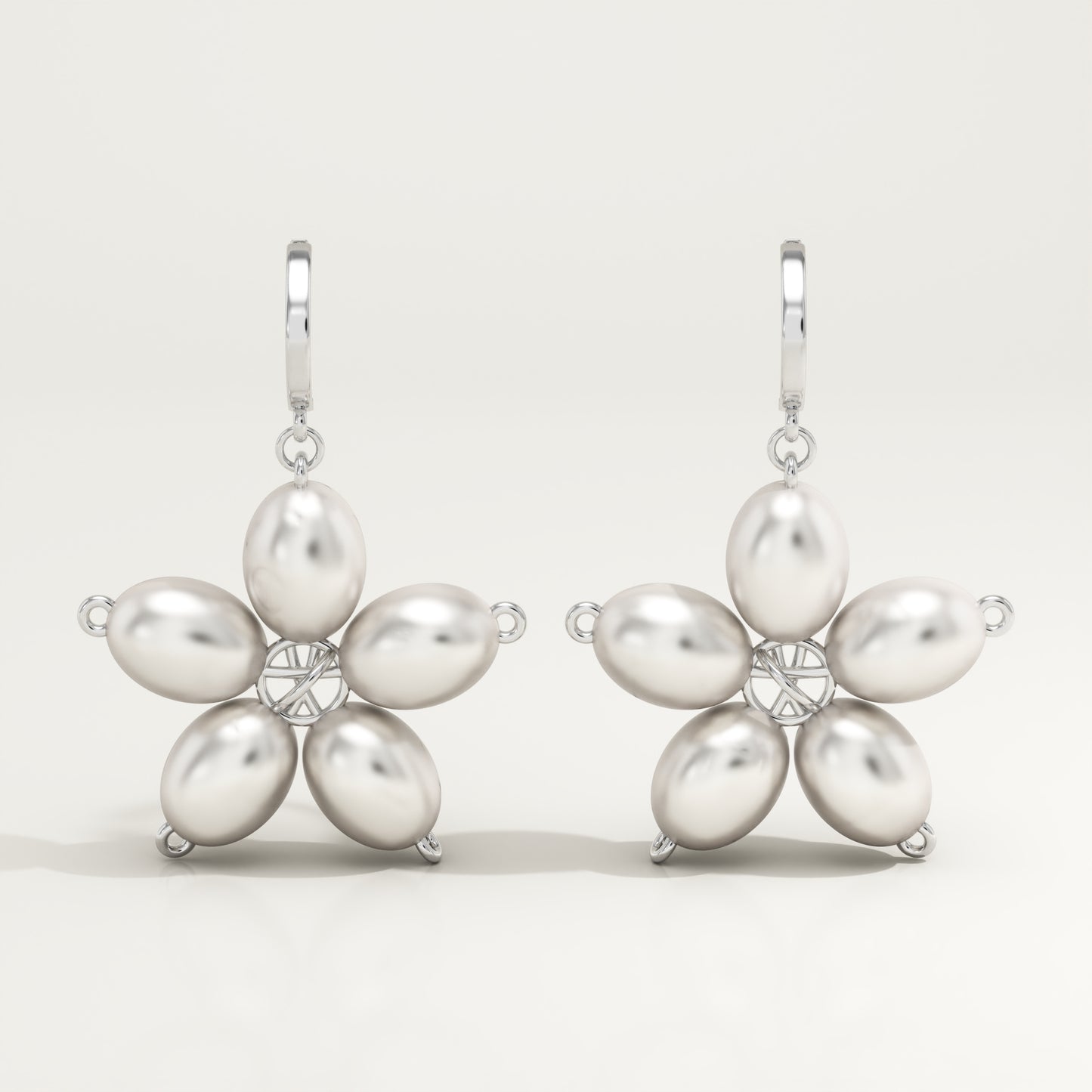 June-Pearl Birthstone Drop Earrings