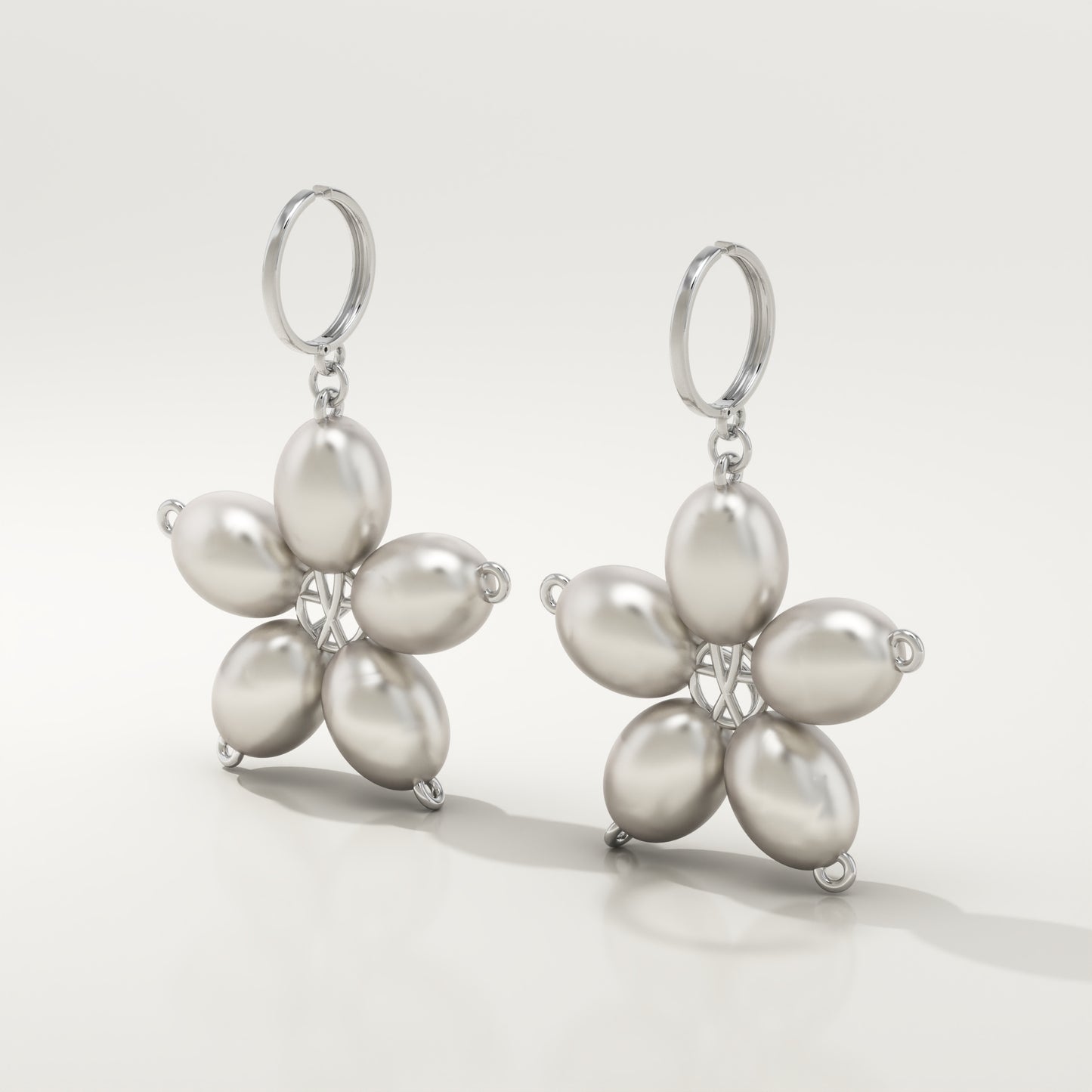June-Pearl Birthstone Drop Earrings