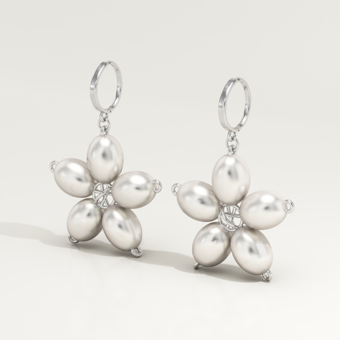 June-Pearl Birthstone Drop Earrings