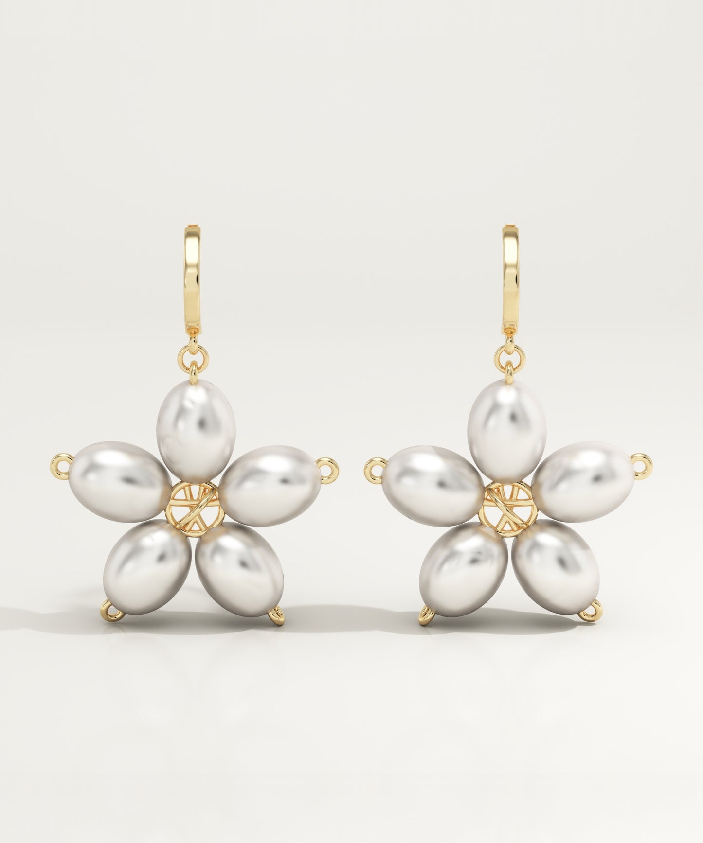 June-Pearl Birthstone Drop Earrings