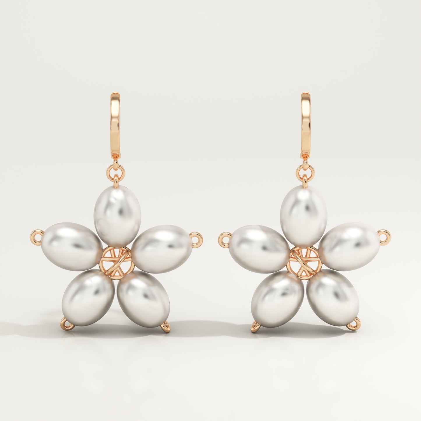 June-Pearl Birthstone Drop Earrings