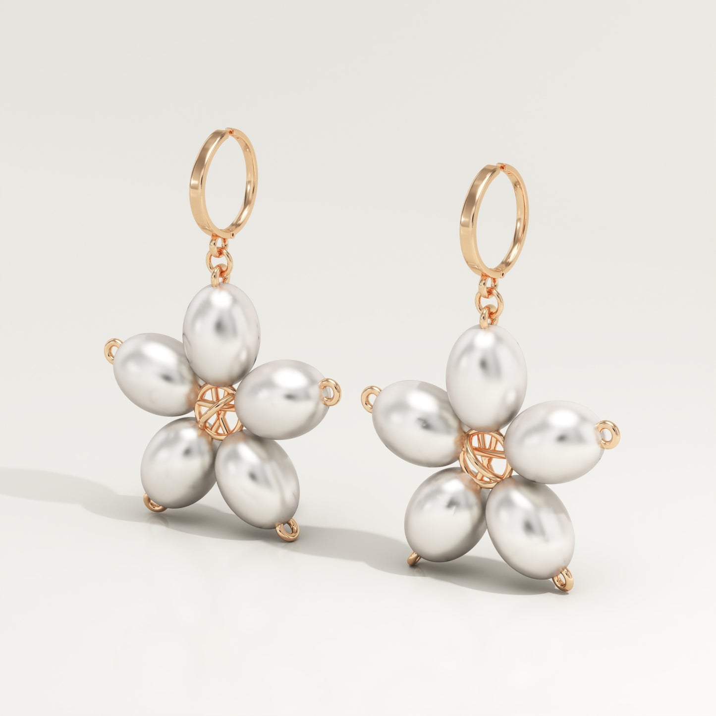 June-Pearl Birthstone Drop Earrings