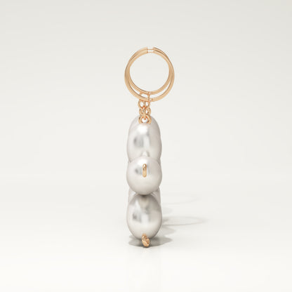 June-Pearl Birthstone Drop Earrings