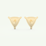2.92 TCW Trilllion April-Diamond Birthstone Stud Earrings 2