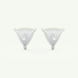 2.92 TCW Trilllion August-Peridot Birthstone Stud Earrings 10