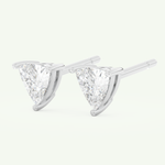 2.92 TCW Trilllion April-Diamond Birthstone Stud Earrings 11