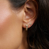 Heart Stud Earrings