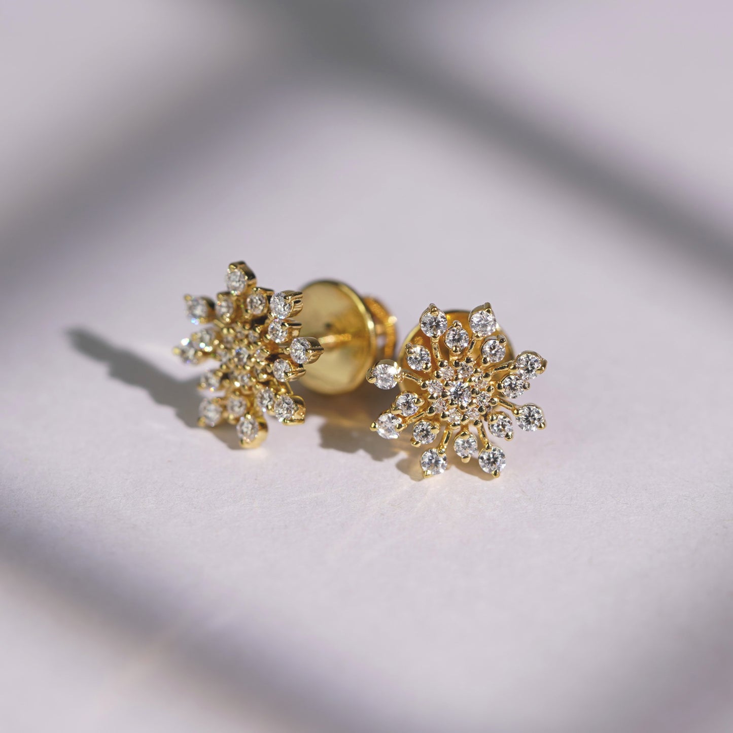 0.408 TCW Round Lab-Grown Diamond Stud Earrings